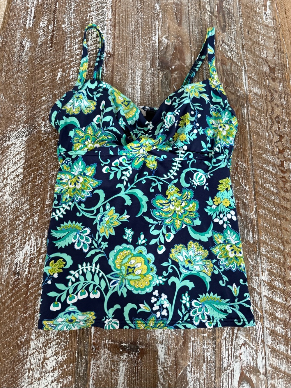 Lands End Underwire Tankini Top